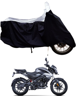 Tricway Two Wheeler Cover for Bajaj(Pulsar NS-160, White)