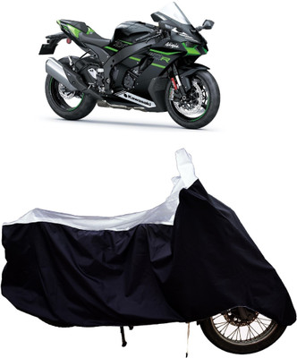 Tricway Two Wheeler Cover for Kawasaki(Ninja ZX 10R BS6, White)