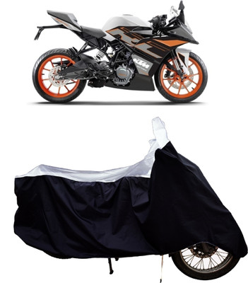 Tricway Two Wheeler Cover for KTM(RC125 BS6, White)