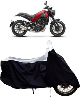 Tricway Two Wheeler Cover for Benelli(Leoncino, White)