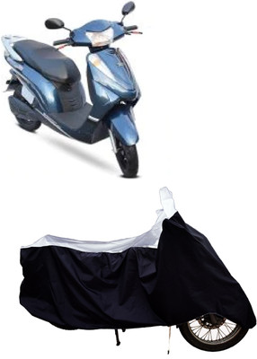 Tricway Two Wheeler Cover for Avon(E Scoot, White)