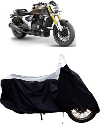 Tricway Two Wheeler Cover for TVS(Zeppelin BS6, White)