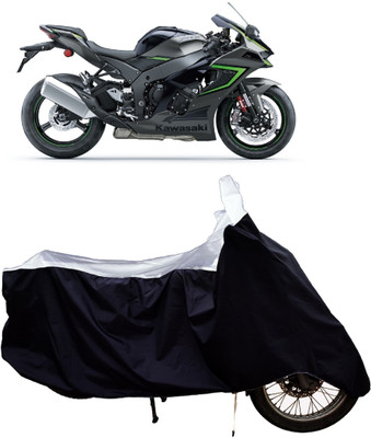 Tricway Two Wheeler Cover for Kawasaki(Ninja ZX-10R, White)