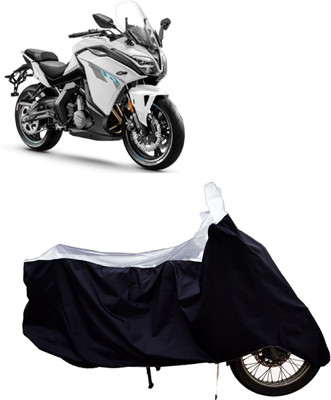 Tricway Two Wheeler Cover for CFMoto(650GT BS6, White)