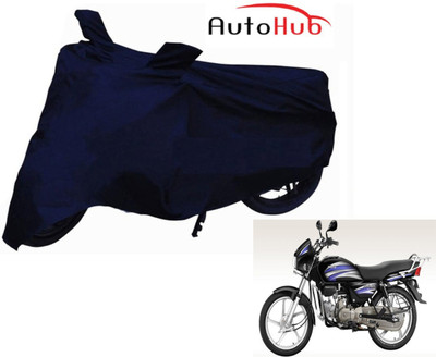 Auto Hub Two Wheeler Cover for Hero(Splendor Plus, Blue)