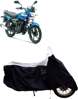 Tricway Two Wheeler Cover for Bajaj(Platina 125, White)