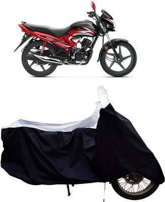 Tricway Two Wheeler Cover for Honda(Dream Yuga, White)