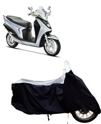 Tricway Two Wheeler Cover for Hero(Leap Hybrid SES, White)