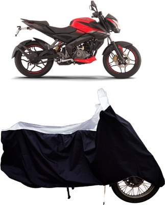 Tricway Two Wheeler Cover for Bajaj(Pulsar NS 160, White)