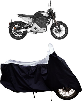 Tricway Two Wheeler Cover for Revolt(RV Cafe Racer BS6, White)