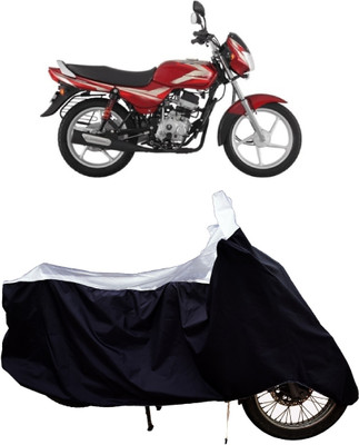 Tricway Two Wheeler Cover for Bajaj(CT100, White)