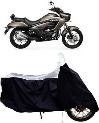 Tricway Two Wheeler Cover for Suzuki(intruder 150, White)
