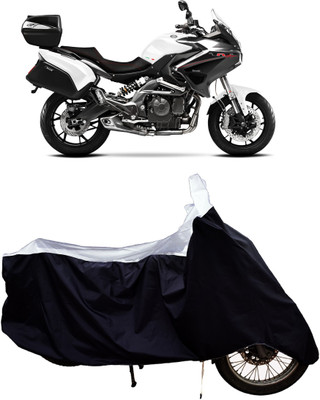 Tricway Two Wheeler Cover for Benelli(TNT 600 GT, White, Blue)