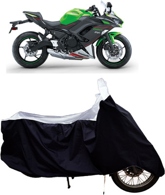 Tricway Two Wheeler Cover for Kawasaki(Ninja 650 bs6, White)
