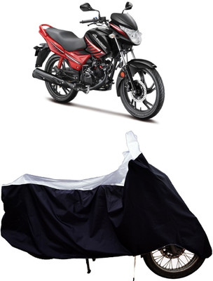 Tricway Two Wheeler Cover for Hero(Glamour Programmed FI, White)