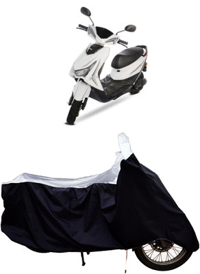 Tricway Two Wheeler Cover for Ampere(Reo Elite BS6, White)