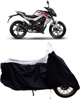 Tricway Two Wheeler Cover for CFMoto(150NK BS6, White, Blue)