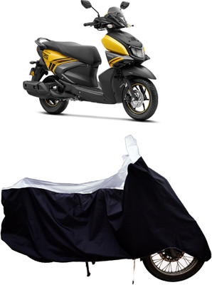 Tricway Two Wheeler Cover for Yamaha(Ray-ZR 125FI, White)