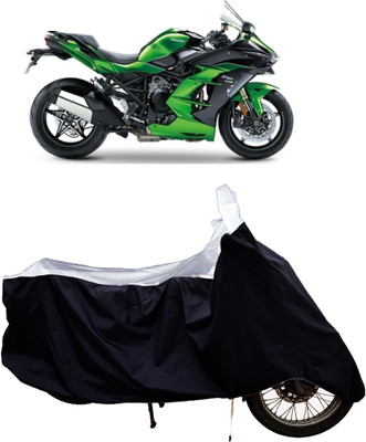 Tricway Two Wheeler Cover for Kawasaki(Ninja H2 SX, White)