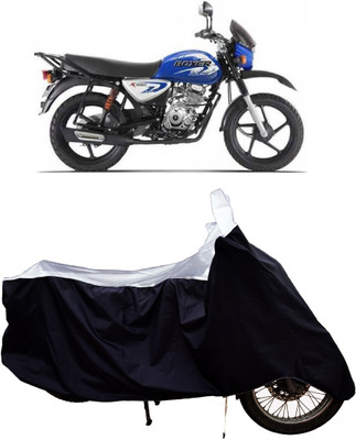 Tricway Two Wheeler Cover for Bajaj(Boxer AT, White)