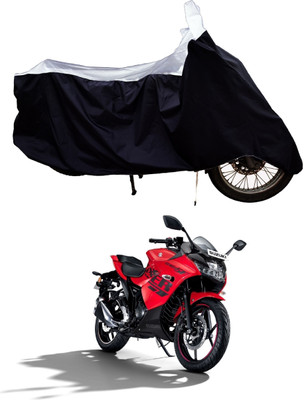 Tricway Two Wheeler Cover for Suzuki(Gixxer SF, White)