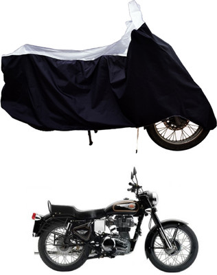 Tricway Two Wheeler Cover for Royal Enfield(Standard 350, White)