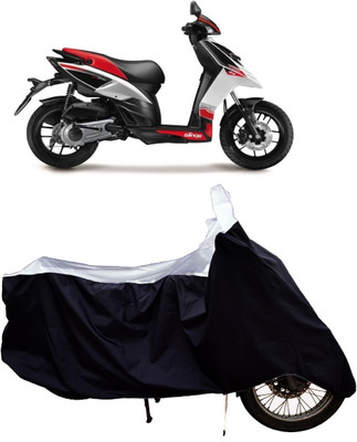 Tricway Two Wheeler Cover for Aprilia(SR 150, White)