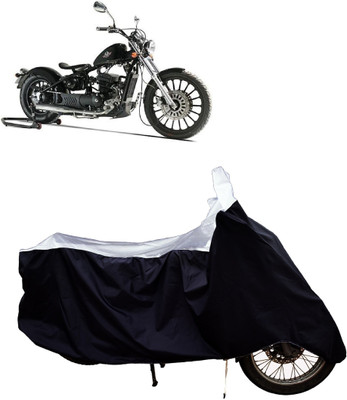 Tricway Two Wheeler Cover for Royal Enfield(Bobber 350, White)