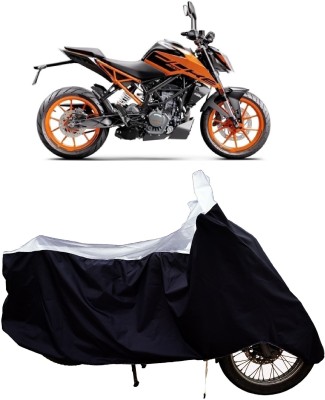 Tricway Two Wheeler Cover for KTM(200 Duke, White)