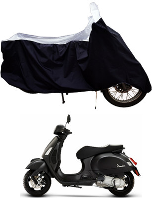 Tricway Two Wheeler Cover for Vespa(Notte 125 BS6, White, Blue)