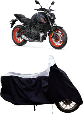 Tricway Two Wheeler Cover for Yamaha(MT 07, White)