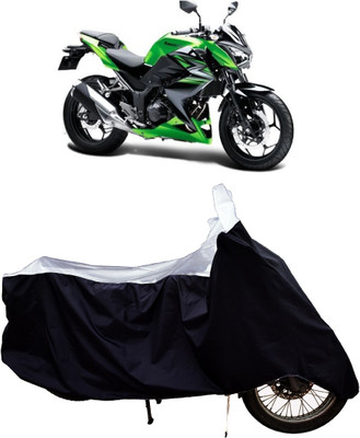 Tricway Two Wheeler Cover for Kawasaki(Z250 BS6, White)