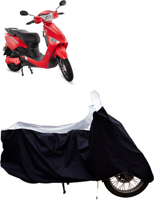 Tricway Two Wheeler Cover for Hero Electric(Electric Optima, White, Blue)