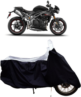 Tricway Two Wheeler Cover for Triumph(Speed Triple BS6, White)
