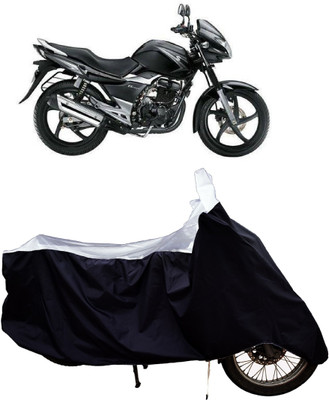 Tricway Two Wheeler Cover for Suzuki(GS 150R, White)