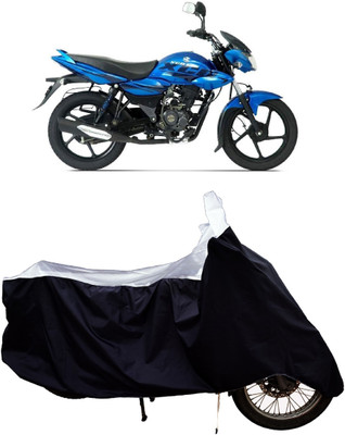 Tricway Two Wheeler Cover for Bajaj(XCD 125cc, White)