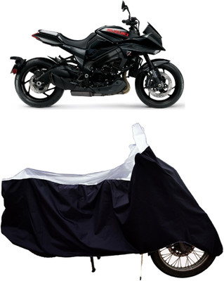 Tricway Two Wheeler Cover for Suzuki(Katana BS6, White)