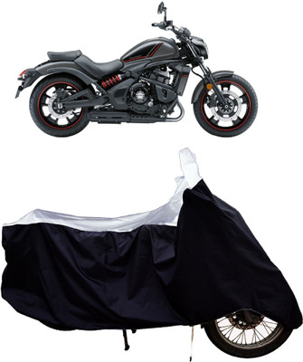 Tricway Two Wheeler Cover for Kawasaki(Vulcan S BS6, White)