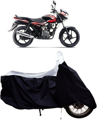 Tricway Two Wheeler Cover for Bajaj(Discover 100 DTS-i, White)