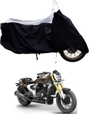 Tricway Two Wheeler Cover for TVS(Zeppelin, White)