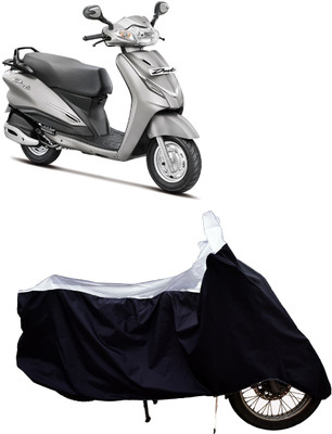 Tricway Two Wheeler Cover for Hero(Duet VX 110CC, White)