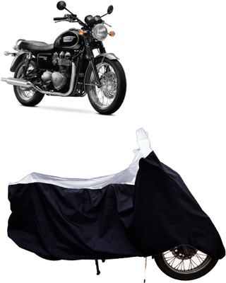 Tricway Two Wheeler Cover for Triumph(Bonneville T120 Black, White)
