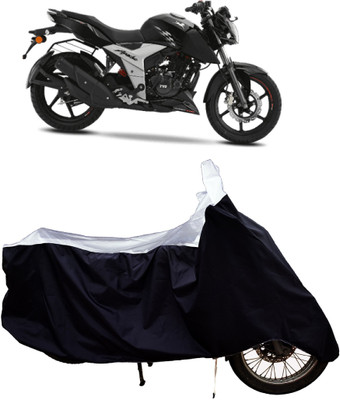 Tricway Two Wheeler Cover for TVS(Apache RTR 160 4V, White)