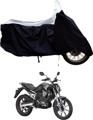 Tricway Two Wheeler Cover for Revolt(Motors RV 400, White)
