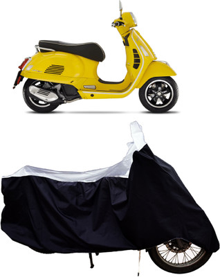 Tricway Two Wheeler Cover for Vespa(GTS Super 125 BS6, White)