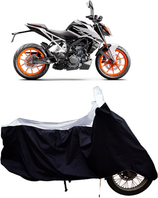 Tricway Two Wheeler Cover for KTM(200 Duke BS6, White)
