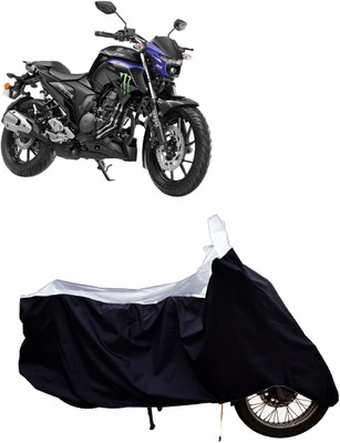 Tricway Two Wheeler Cover for Yamaha(FZ25 BS6, White)