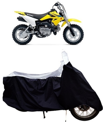 Tricway Two Wheeler Cover for Suzuki(DR-Z50, White)