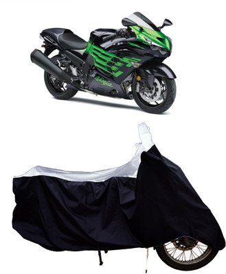 Tricway Two Wheeler Cover for Kawasaki(Ninja ZX 14R BS6, White)