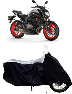 Tricway Two Wheeler Cover for Yamaha(MT 07 BS6, White)